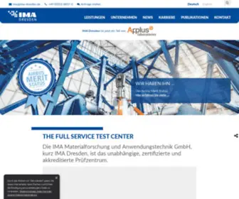Ima-Dresden.de(IMA Dresden) Screenshot