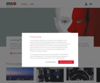 Ima-Pharma.com(IMA Group) Screenshot
