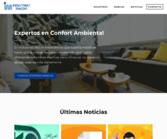 Imacon.com(Expertos en confort ambiental) Screenshot