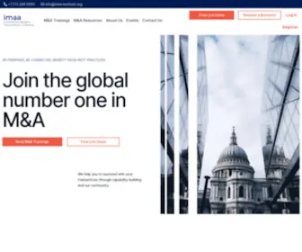 Imaa-Institute.org(Mergers and Acquisitions Executive Education) Screenshot