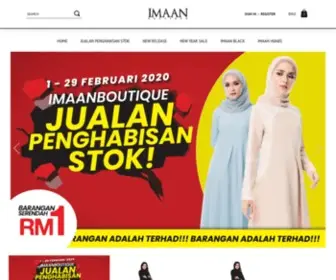 Imaanboutique.com(Modest Clothing and More) Screenshot