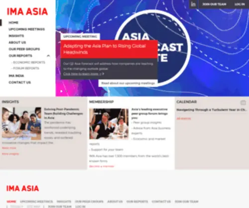 Imaasia.com(IMA Asia) Screenshot
