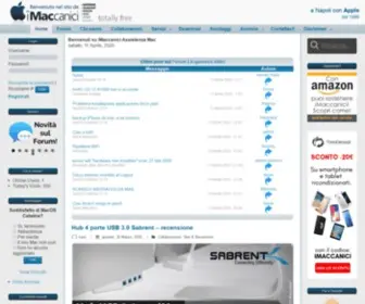 Imaccanici.org(IMaccanici Assistenza Mac) Screenshot