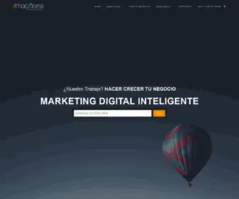 Imactions.com(Agencia de Marketing Digital) Screenshot