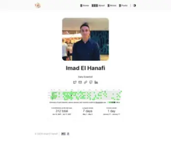 Imadelhanafi.com(Portfolio & Blog) Screenshot