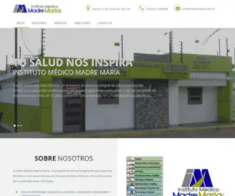 Imadremaria.com(Instituto Médico Madre María) Screenshot