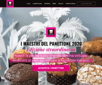 Imaestridelpanettone.com(I Maestri del Panettone) Screenshot