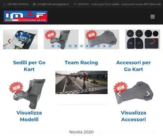 Imaf-Racingseats.com(Sedili Go Kart) Screenshot