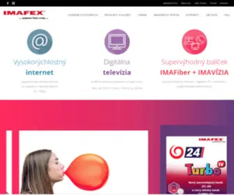 Imafex.sk(Spájame Vaše svety) Screenshot
