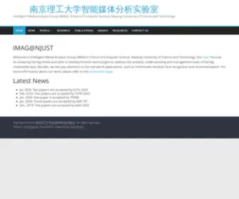 Imag-Njust.net(南京理工大学智能媒体分析实验室) Screenshot