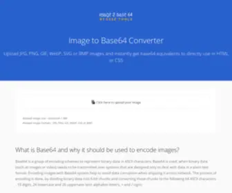Image2Base64.online(Instant Image to Base64 Converter) Screenshot