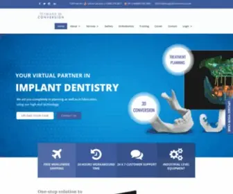 Image3Dconversion.com(Best Computer Guided Implant Surgery 3D Dentistry in India) Screenshot