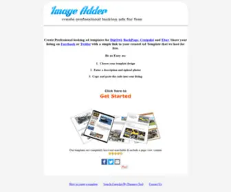 Imageadder.com(Free Craigslist Ad Template Creator) Screenshot