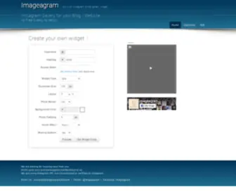 Imageagram.com(Instagram Widget) Screenshot