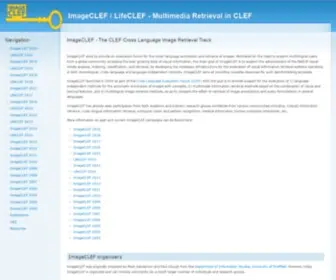 Imageclef.org(The CLEF Cross Language Image Retrieval Track) Screenshot