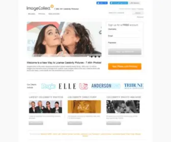Imagecollect.com(Celebrity Pictures and Stock Photos) Screenshot