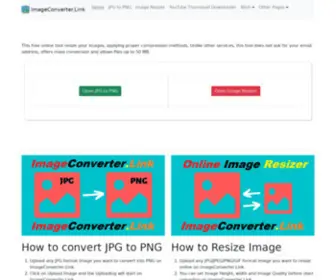 Imageconverter.link(JPG to PNG Online) Screenshot