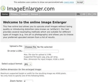 Imageenlarger.com(Online Image Enlarger) Screenshot