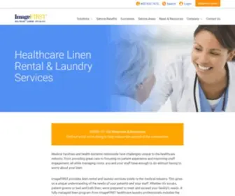 Imagefirst.com(ImageFIRST Hospital Linen and Healthcare Laundry Services) Screenshot