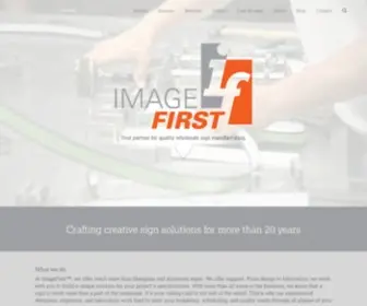 Imagefirstsigns.com(Wholesale Signs Image First Signs) Screenshot