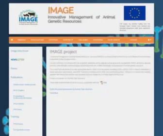 Imageh2020.eu(Innovative Management of Animal Genetic resources) Screenshot