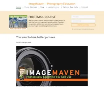 Imagemaven.com(You experience frustration with your camera) Screenshot