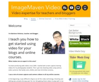 Imagemavenvideo.com(Web video for photographers and marketers) Screenshot