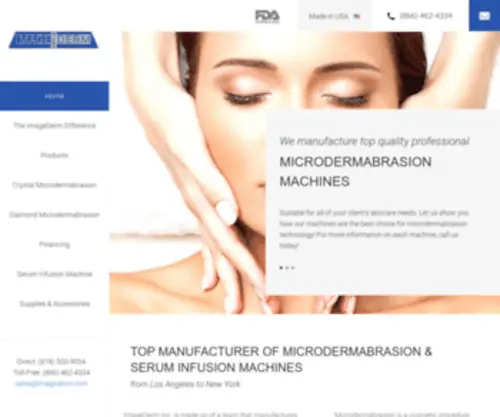 Imagemicroderm.com(Microdermabrasion Machines For Better Skin) Screenshot