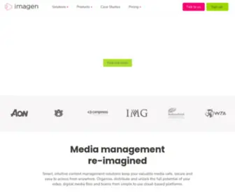 Imagencloud.com(Media Asset Management and Content Distribution) Screenshot