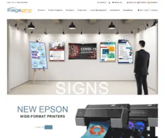 Imageprointernational.com(Distributor of professional printers) Screenshot