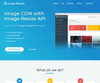 Imageresizer.io(Image CDN with Image Resize API) Screenshot