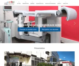 Imagerie-Medicale-Bordeaux-Nord.fr(Bienvenue) Screenshot