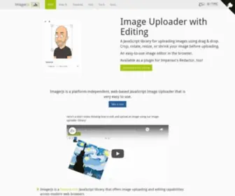 Imagerjs.com(Image uploader with editor for crop) Screenshot