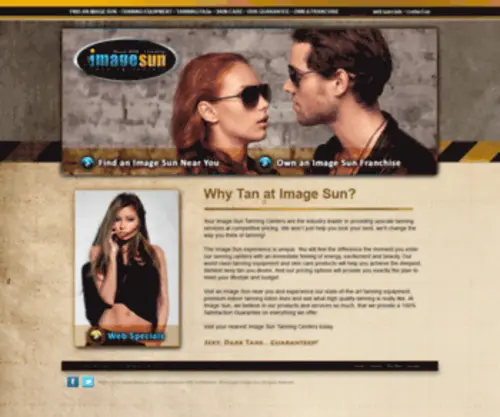 Imagesun.com(Image Sun Tanning) Screenshot