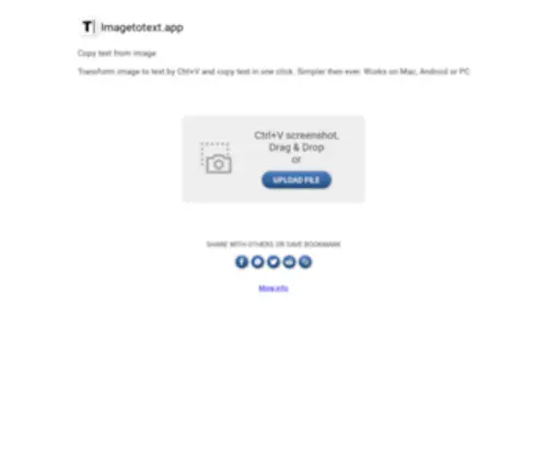 Imagetotext.app(Image to text) Screenshot