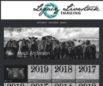 Imagewiseorders.com(Legacy Livestock Imaging) Screenshot