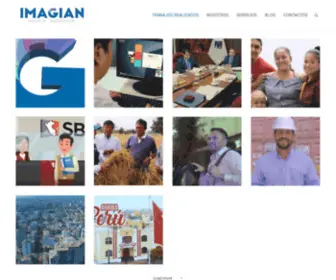 Imagian.com.pe(Agencia Audiovisual) Screenshot