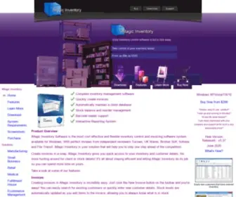 Imagicinventorysoftware.com(Inventory Software) Screenshot