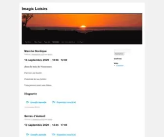 Imagicloisirs.fr(Imagic Loisirs) Screenshot