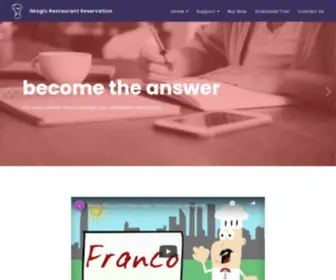 Imagicrestaurantsoftware.com(IMagic Restaurant Reservation) Screenshot