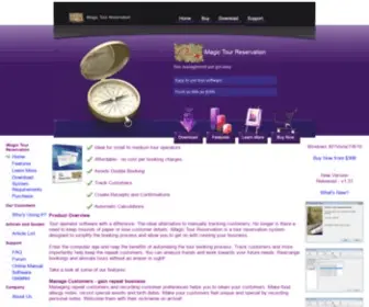 Imagictourreservation.com(Tour Operator Software) Screenshot