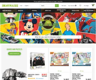 Imaginaire.com(Imaginaire's online shop since 1986) Screenshot