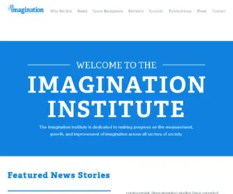 Imagination-Institute.org(The Imagination Institute is dedicated to making progress on the measurement) Screenshot