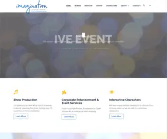 Imaginationent.com(Corporate Entertainment San Diego Imagination Entertainment) Screenshot