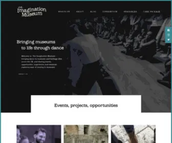 Imaginationmuseum.co.uk(The Imagination Museum dance and museums project) Screenshot