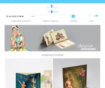 Imaginations.in(Arangetram Brochure) Screenshot