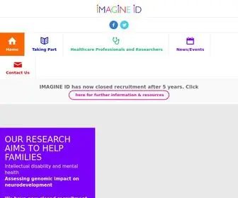 Imagine-ID.org(Intellectual Disability & Mental Health) Screenshot