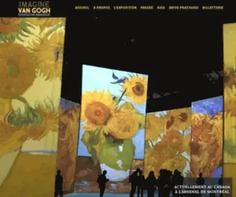 Imagine-Vangogh.com(Imagine Van Gogh) Screenshot