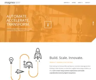 Imaginea.com(Software Product Development And Engineering Services) Screenshot