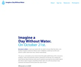 Imagineadaywithoutwater.org(Imagine a Day Without Water) Screenshot